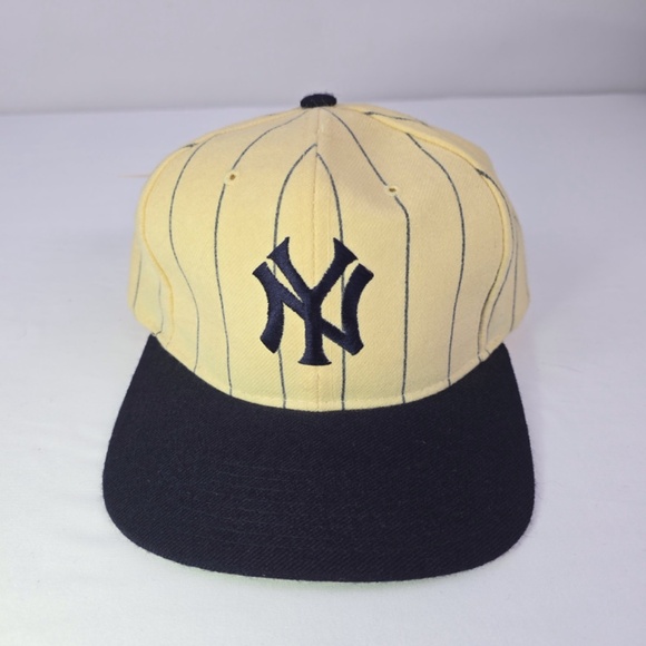 VINTAGE 90s Starter New York Yankees Pinstripe Snapback NWT - READ DESCRIPTION - Picture 4 of 14